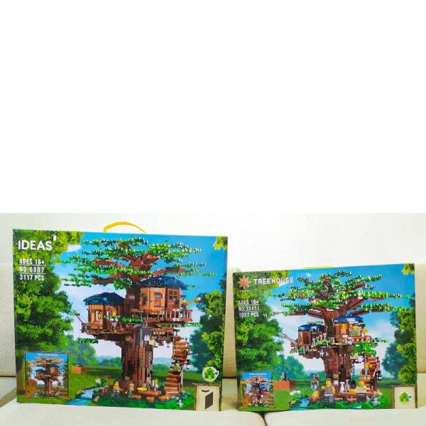 Fire Seasons TreeHouse Creator Children's Leketøy Bygningsblokker Barn's Bygge Leker