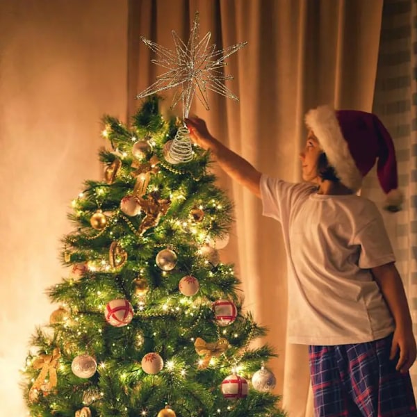 12,6 tum Creative LED Lights Glitter Jul Tree