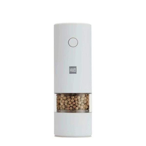 Elektrisk Kvarn Automatisk Kvarn Peppar Och Salt  LED Ljus 5 Modes Peper Krydda Grain Pulverizer