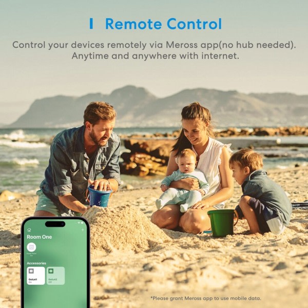 2 In 1 WiFi Smart Plug Dual Outlet EU Smart Socket Remote Voice Control Support Alexa Google Home