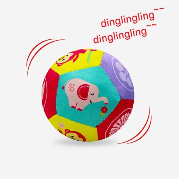 Hjärna Utveckling Bupig Ball Rassel Lätt att greppa bulor Hjälp Utveckla Motoriska färdigheter Kläd Touch Sensorisk Pedagogisk leksak