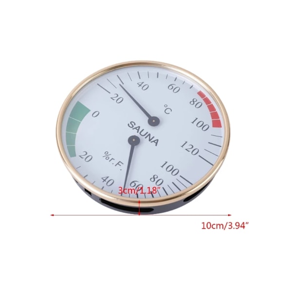 2 In 1 Termometer Hygrometer Indendørs Fugtighed Temperatur Meter Måler