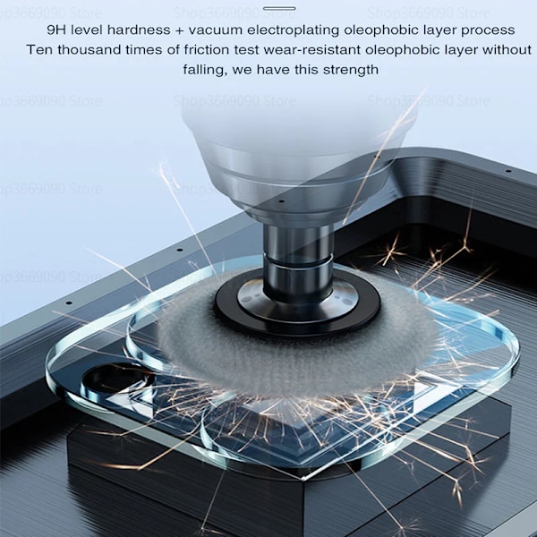 2 delar kamera skydd fodral till iphone 15 pro max härdat glas bak lins skydd