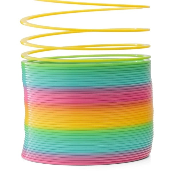 Farge Rainbow Circle Magic Circle Ned Trapper Creative Dekompresjon 7 farger fjær ring Barn Leker