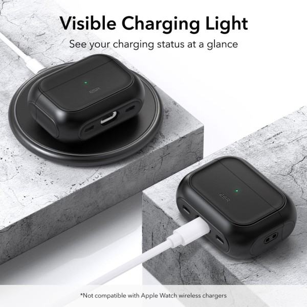 AirPods Pro 2 fodral med HaloLock  for AirPods Pro 2022 MagSafe fodral for funda Airpods Pro Hybrid Drop Protection Cover