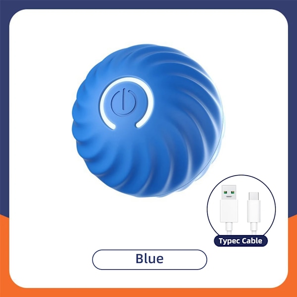 Smart Hund Toy Ball Elektronisk Interaktiv Djur Toy Moving Ball USB Automatic Moving studs