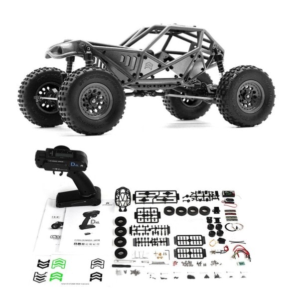 Orlandoo Hunter OH32X01 TX RX 1:32 RC Auto 2.4G 4WD DIY Frame Kit Integroitu Ryömiä Kaukosäädin Ajoneuvot