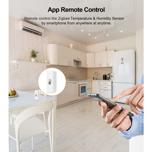 Tuki Alexa ääni ohjaus kosteusmittari Zigbee WIFI lämpötila ja kosteusanturi