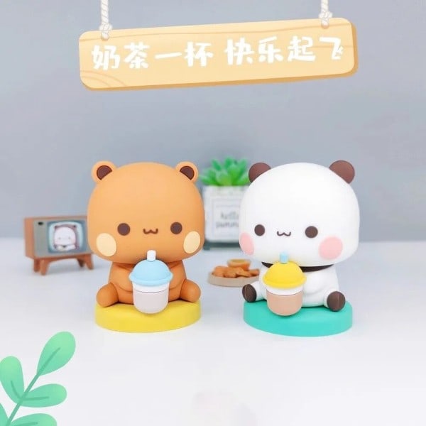 Mitao Panda Bubu Dudu Figur Model Gave Spændende Samlerobjekt Nødt Action Kawaii Bjørn Legetøj