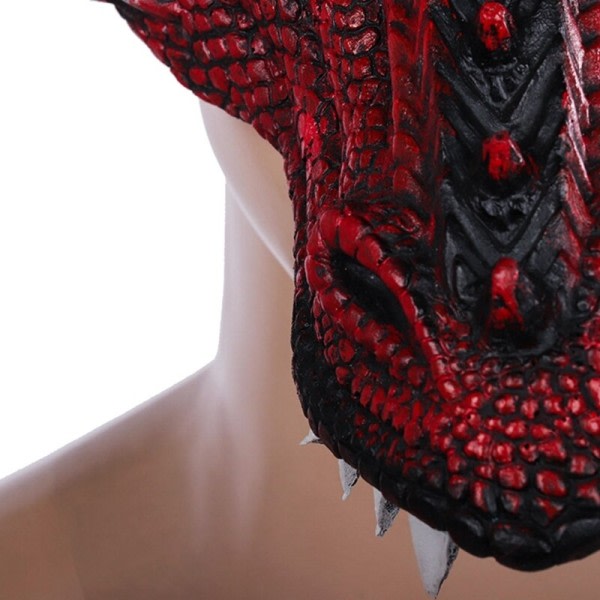 Halloween Dragon Maske Morsom Dinosaur Maske Carniva Maske Kvinner Kostume Maske Fest Maske