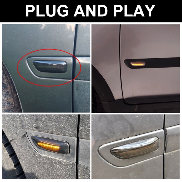 Rav LED Side Markør Blinker Vending Signal Lys For Volvo XC90 S80 XC70 V70 S60 2001-2009 30722641 3072264