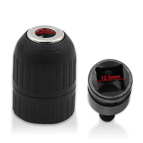 2-13mm 1/2" 20unf Självlåsande Keyless Borr Chuck Self Tighten 1/2" Drill Chuck Adaptor
