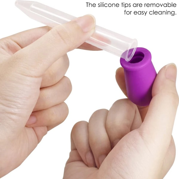 5 ml liten silikon plast pipett droppare matning medicin vätske ögon öron pipett droppare