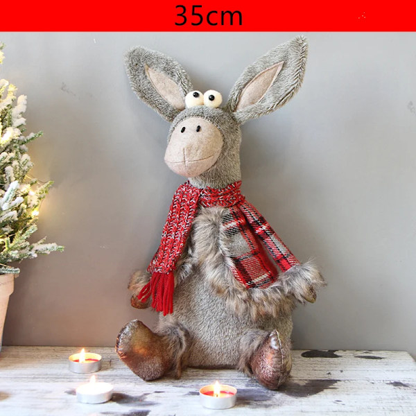 Jul Älg docka Figuriner Ornament Jul present till barn jul dekorationer