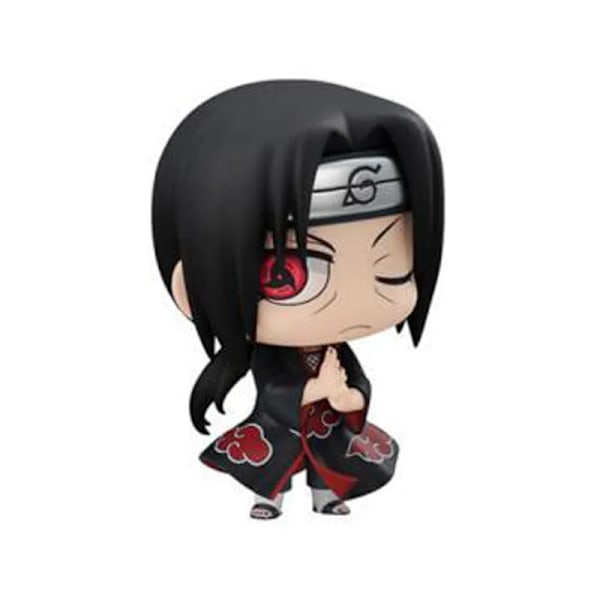 Figur Anime Naruto Kawaii Figurine Barn Leksaker Sasuke Uchiha Anime Action Figurer Itachi Söt Barn leksak