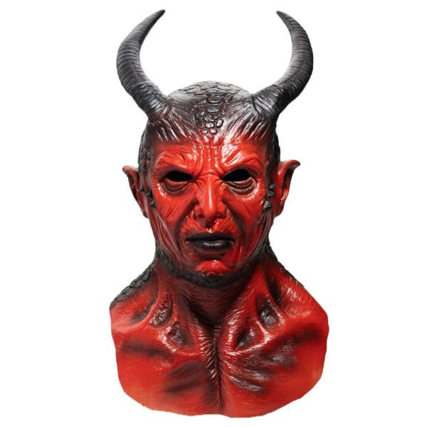 Skrekk Devil Latex Maske Cosplay Prank  Hjelm Scene Performance Carnival Halloween Fest Rekvisitter