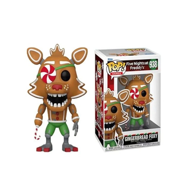 Pop Fem Nætter ved Freddy´s Fnaf Bear SANTA FREDDY Spil Action Figur At Five Nights Security Breach Model Børn Legetøj