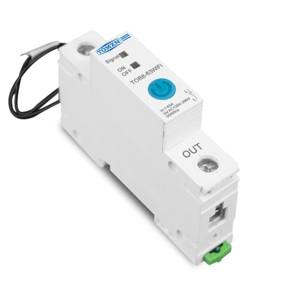 Enkelt Phase WIFI Smart Energi Måler Kwh Måling Overvågning Kretsløb Afbryder Timer Relæ