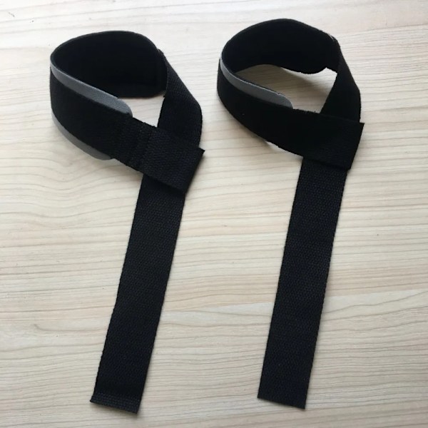 2 styck gym lyft band tyngdlyftning handled vikt bälte
