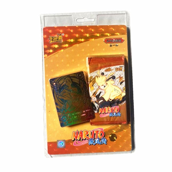 Naruto Kort Låda Anime Figur Kort Booster Pack Sasuke Insamling Flash Kort Leksak