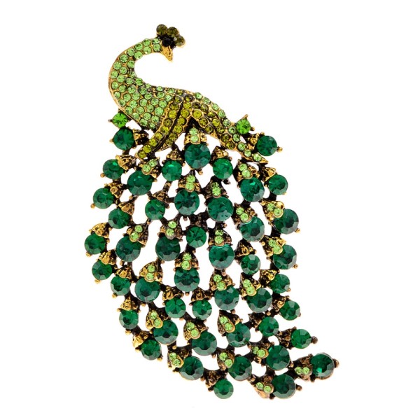 Peacock Rintakorut naisille Eläin neula Elegantti asusteet