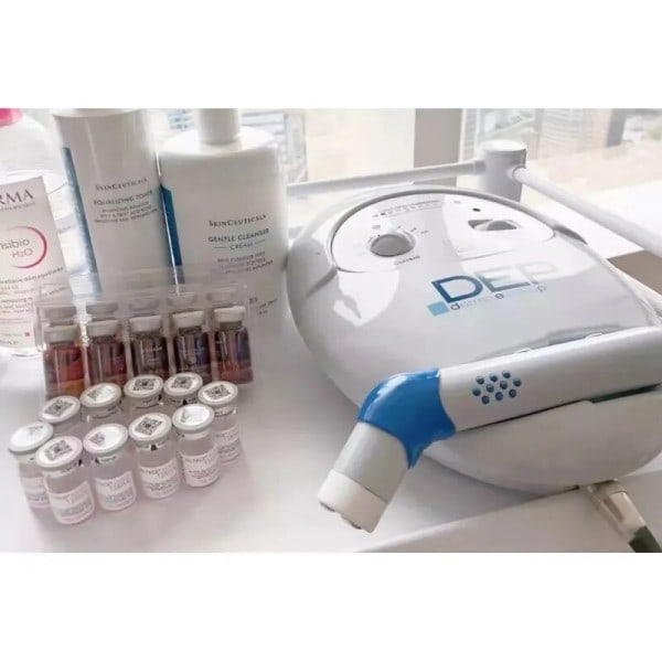Profesjonell DEP Vann Mesoterapi Injektor Skin Hydration Machine Injection Piston Skin Lifting Tighten Whitening Device