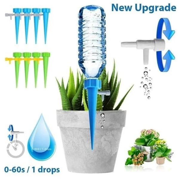 48 bitar Själv Bevattning Kits Vattnare Dropp Bevattning Inomhus Växt Bevattning Device Trädgårdsskötsel Blommor och växter Automatisk Vattnare Prylar