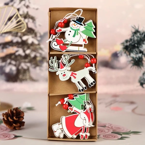 Joulu riipus Hyvää joulua sisustus kotiin Navidad koristeet joulu kuusi sisustus