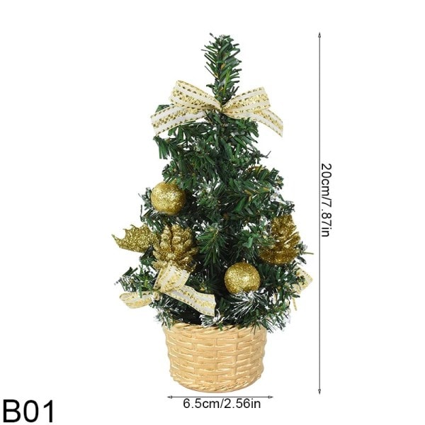 Jul træ med bær jul skrivebord pynt til hjem julefest gave børn