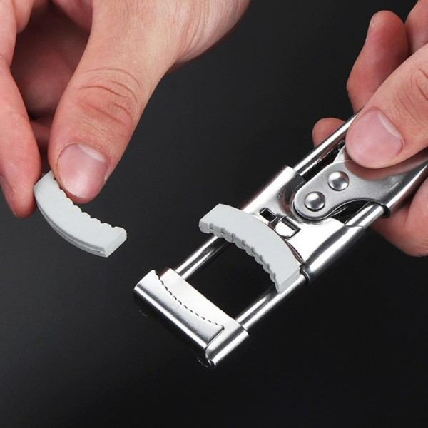 Burk öppnare Justerbar Rostfritt Stål Halkfritt Multifunktion Manuell Burk Flaska Flask Lock öppnare