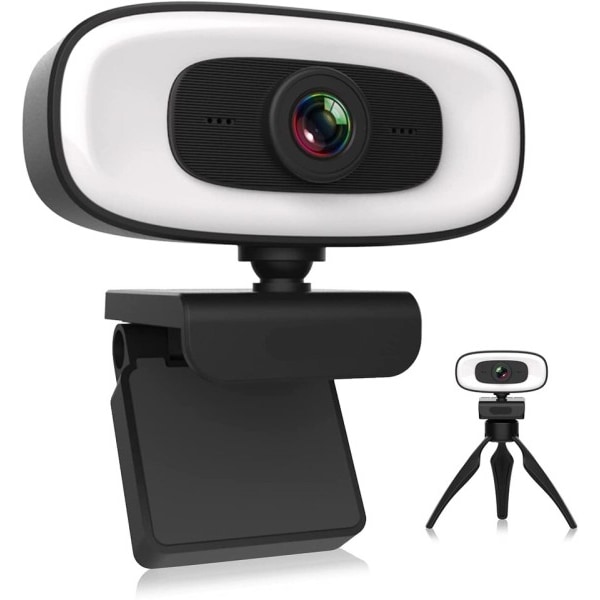 Mini 4K Webcam USB Datamaskin 2K Webcam For PC Bærbare datamaskiner Live Streaming Full HD 1080P Nett kamera