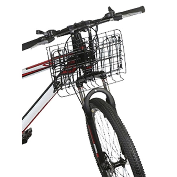 Cykel korg hopfällbar metall justerbar cykel fram bak vajer förvaring hållare hängande last ställ