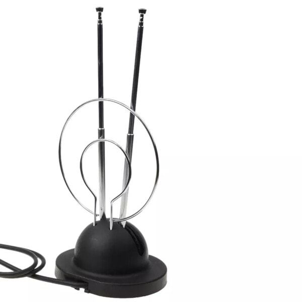 Rabbit Ear Digital Ready TV Antenni HDTV VHF UHF koaksiaali kaapeli