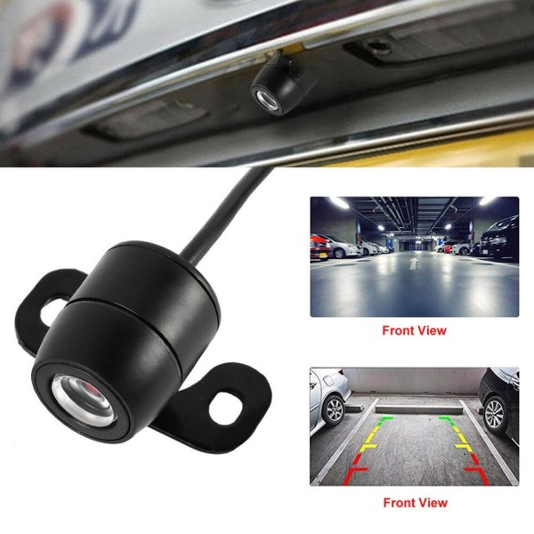 Bil Rear View Kamera Natt Vision Backning Auto Parkering Kamera IP68 Vattentät CCD LED Auto Backup Monitor