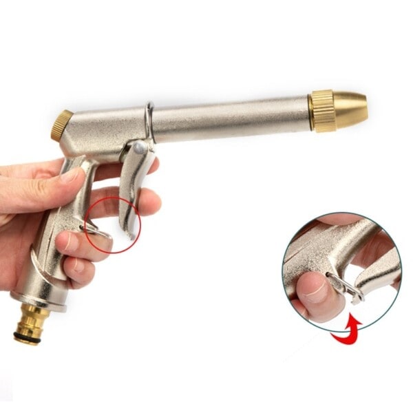 Metal vand pistol galvanisering forlænget højtryk dyse have vanding vand pistol