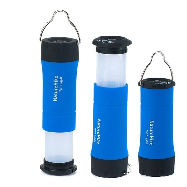 Ultra Ljus Portabel Multifunktioner Batteri Zoombar Blinkande Camping Lantern