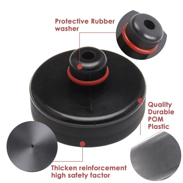 Til Tesla Silicone Jack Lift Pad Point Adapter