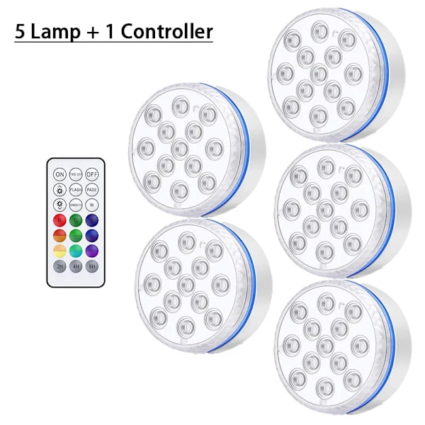 Pool Ljus Undervatten Simning Pool Belysning 13LEDs Uppdaterad Sänkbar Ljus