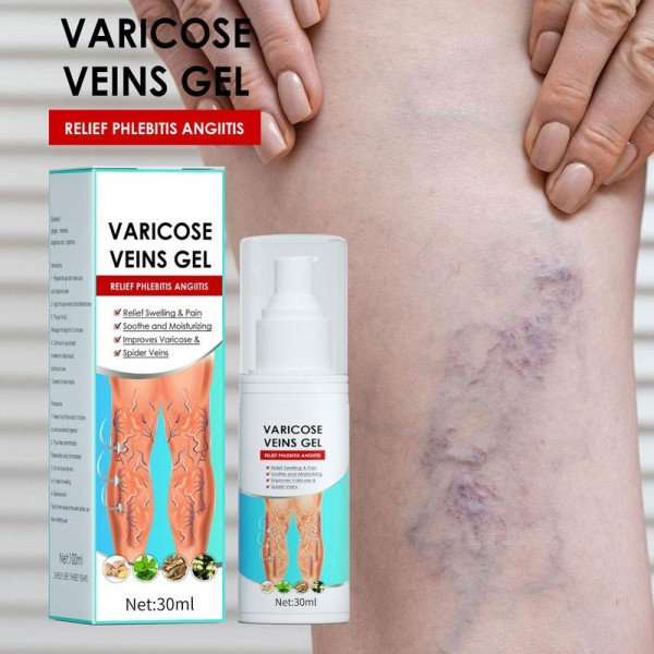 Vene salve 30ml massage gel til ben vene helbredende beroligende salve til lindrende