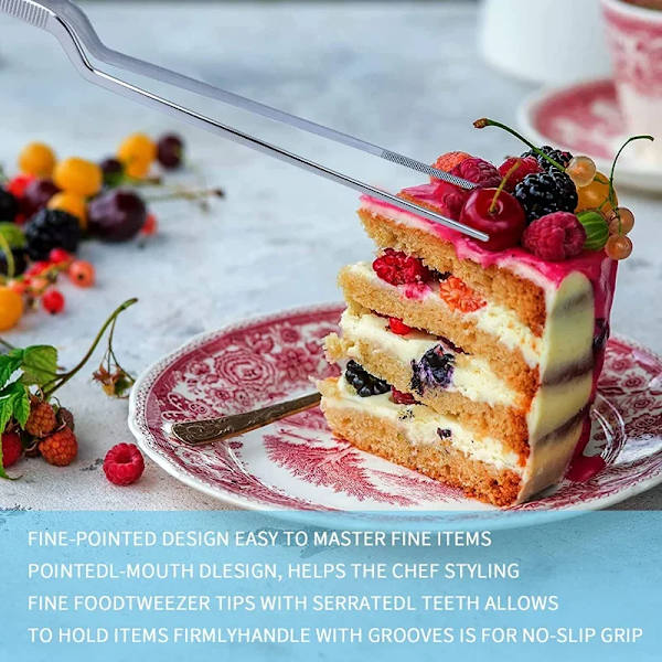 3 stycken kök pincett redskap grill pincett mat klämma kök bar chef tång rostfritt stål bärbar för picknick grill matlagning