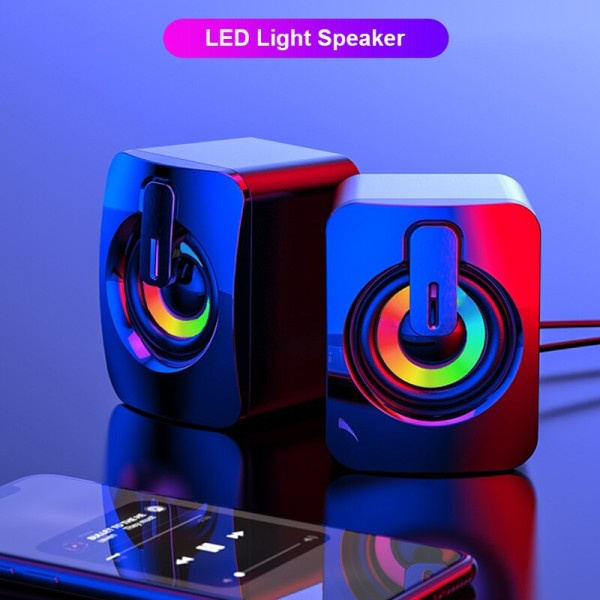 Tietokone kaiuttimet PC ääni laatikko HIFI stereo mikrofoni