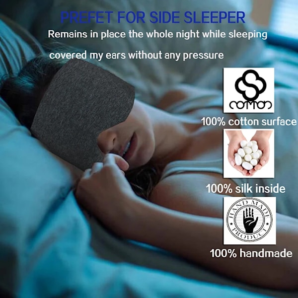 Puuvilla Silkki Unimaski Side Silmä Suoja Silmä lappu Naiset Miesten Pehmeä Kannettava Side Matka Silmälappu Sleeping Sye Maks