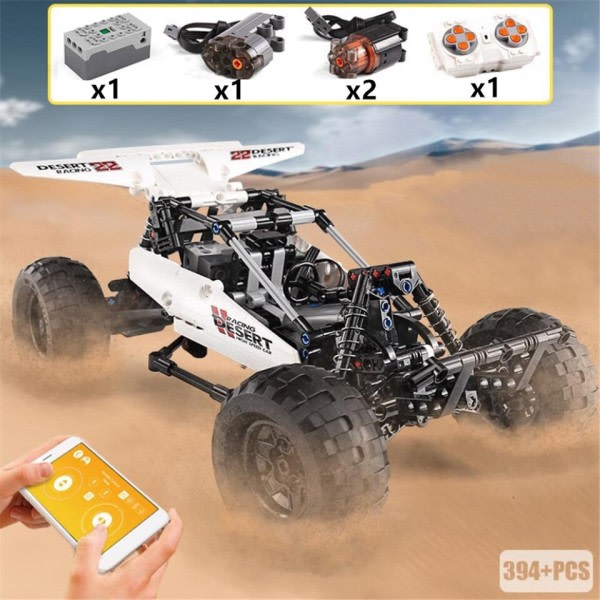 RC Desert Racing Bil El Byggnad Klossar Fordon Klossar App Program Teknisk Fjärrkontroll Leksaker