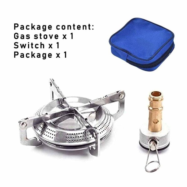 Vindtät camping gasspis portabel vikbar ryggsäck elektronisk spis