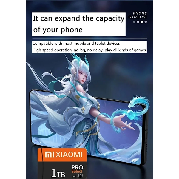 2TB Mini Mikro TF SD Kort SD Minne Kort