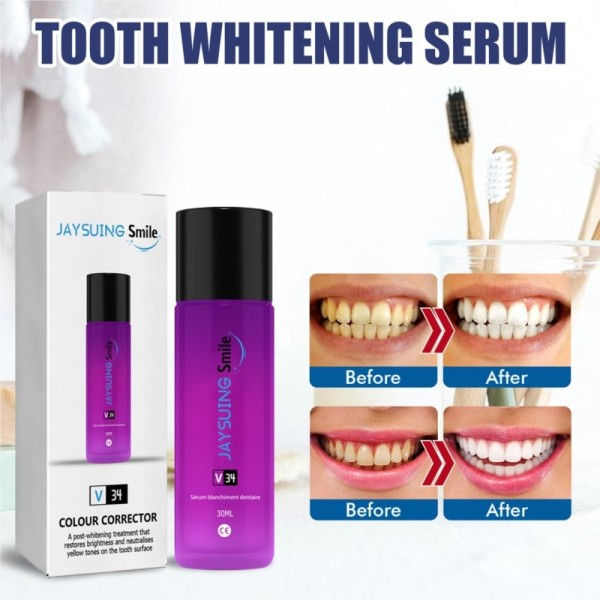 Tänder blekning serum tand essens pulver blekning tandkräm ta bort tänder rök fläckar plack oral hygien verktyg