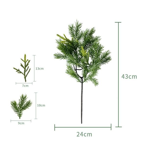 Grøn Rayon Vine Hængende Løv Krans Plante Blade Hjem Dekor Jule pynt Kunstige Planter