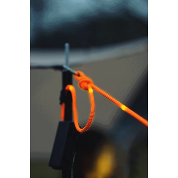 LED Camping Vind Tau Lysende Lampe Markise Telt Tak Anti-Trip