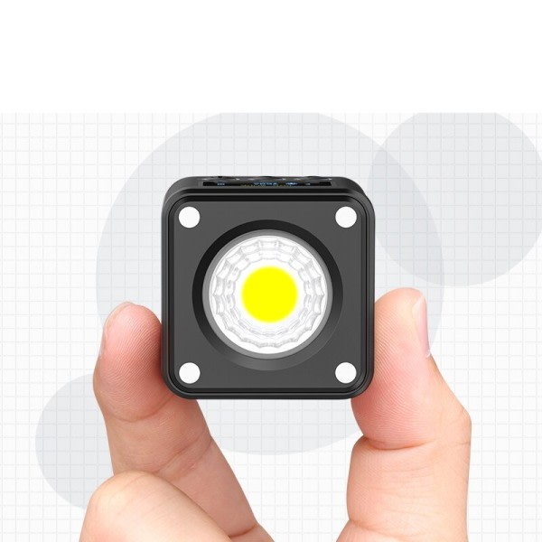Mini COB Video Lys 2700K-7000K Magnetisk Varm Kald LED Lys Lampe for DSLR Kamera Smartphone Gopro
