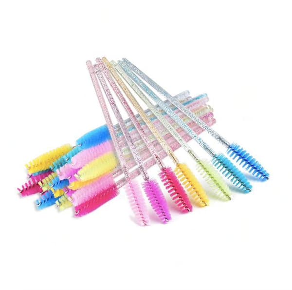 20-pack ögonfransborstar, fransborste, mascaraborste - Blandade flerfärger